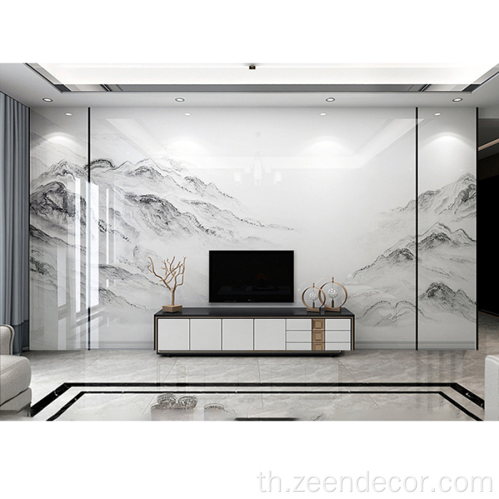 1200x2400 เซรามิกแผ่นขนาดใหญ่กระเบื้องเซรามิกหินอ่อน UV